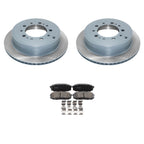 DuraGo Rear Rotors & TRW Pro Ceramic Disc Brake Pads Kit for Toyota Tundra (2007–2021)