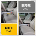 Driver Bottom Seat Cover for Ford Expedition (2015–2017) - Black TAN, Perf Vinyl