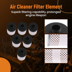 Set of 6 Fuel Filter Elements for Water Separator (30 Micron)