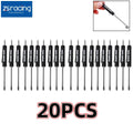Set of 20 Mini Pocket Screwdrivers with Magnet and Clip