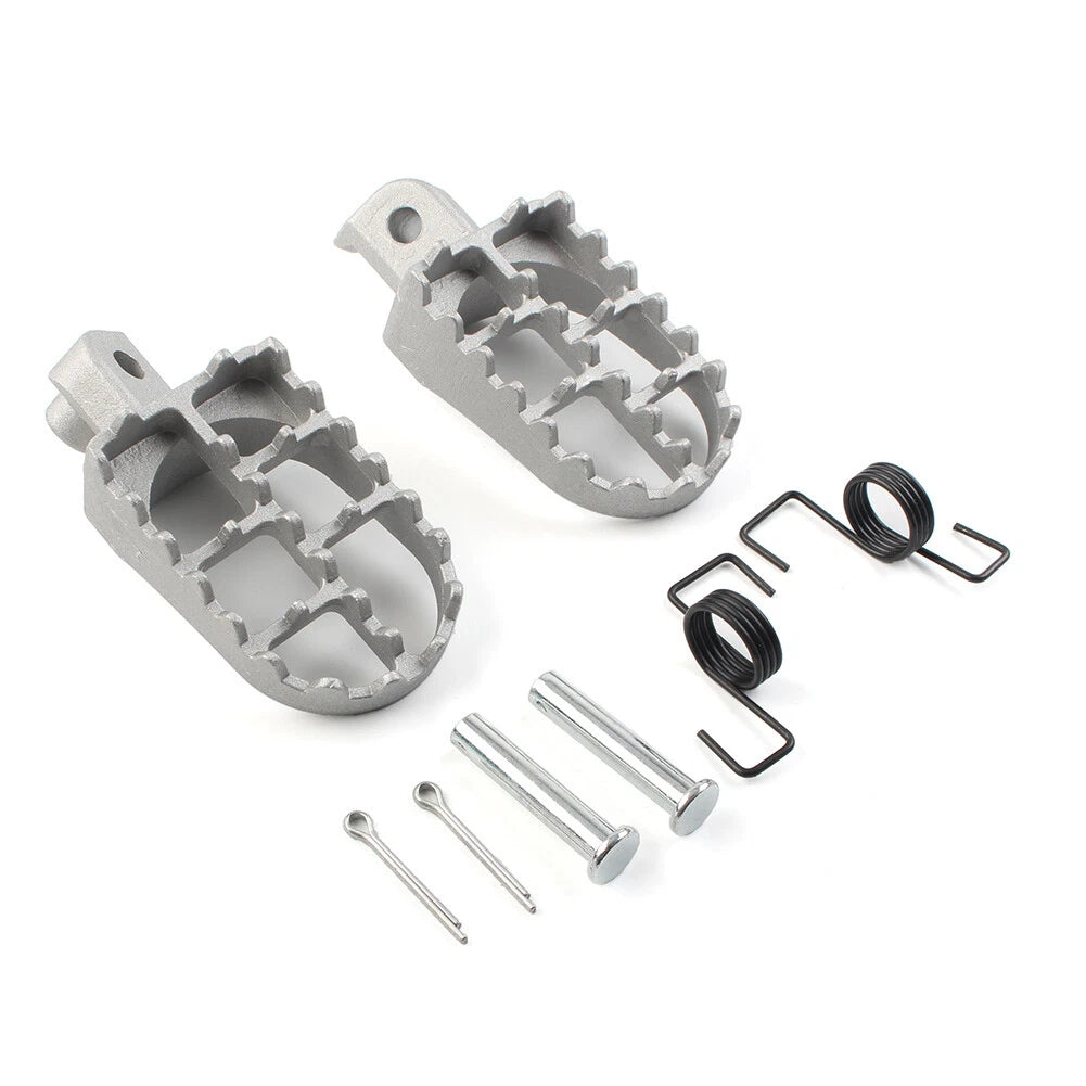 2X CNC Wide Foot Pegs for Universal Motorcycle