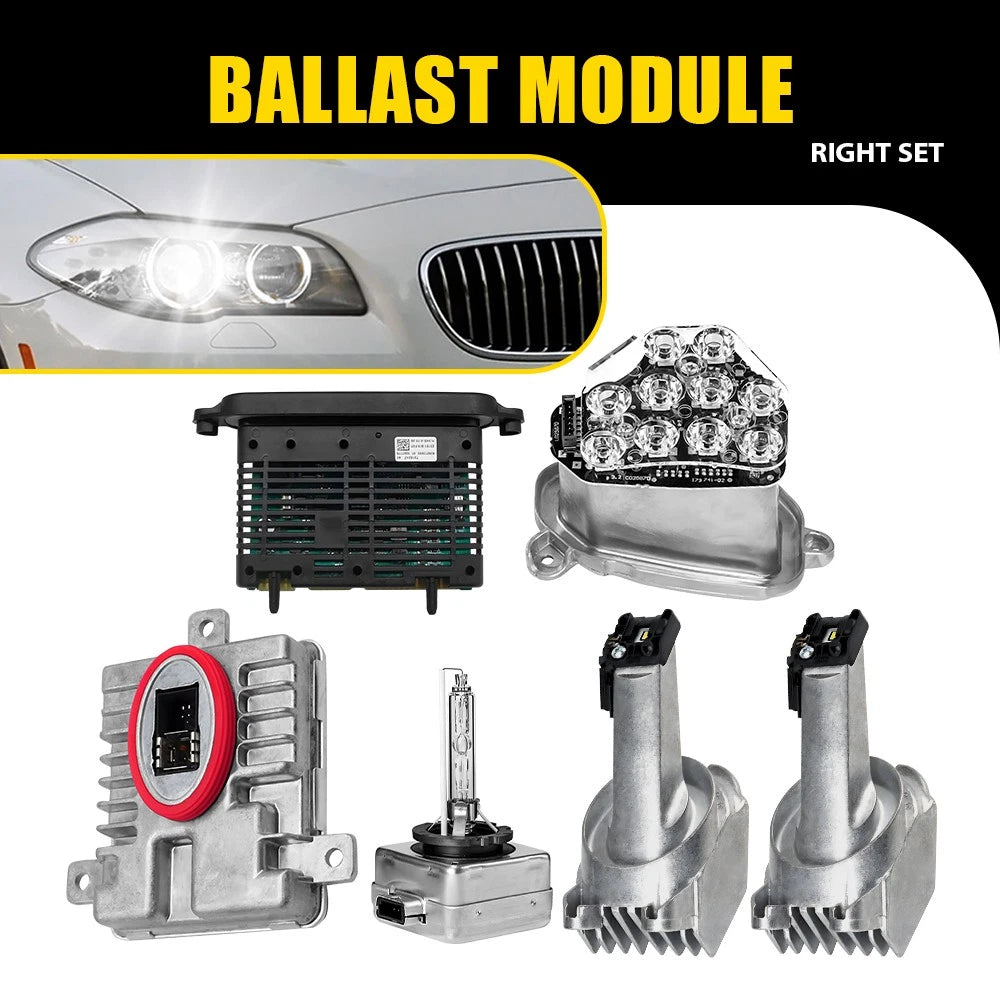 Xenon Ballast LED Module Kit RH for BMW 5 Series 528i 535i (2011–2013)