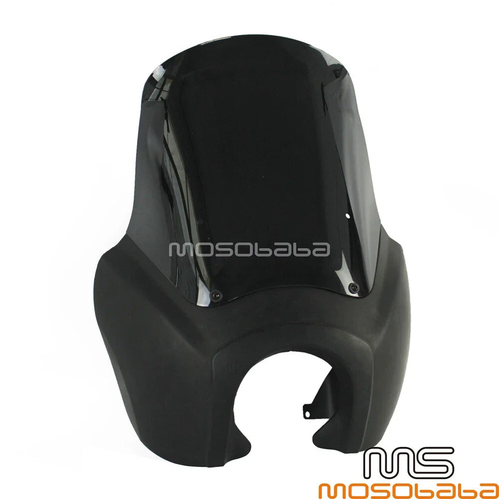 Front Fairing Windshield w/Extension for Harley Dyna Wide Glide, Street Bob (2006-2023)