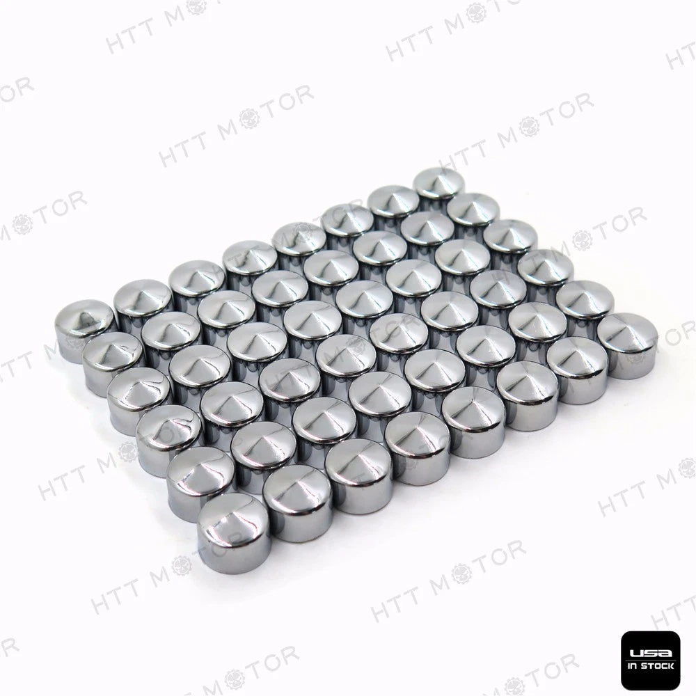 48 Piece Chrome Cap Cover Kit for Harley Sportster (1984–2003)
