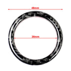 Carbon Fiber Engine Start Stop Button Ring Cover for Mercedes-Benz A B C GLC GLA (2013–2023)