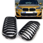 Black Front Bumper Grille for BMW X2 Series F39 (2018-2021)