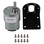 DC Gear Motor 12V 7RPM with D Shaft JGB37 for Automotive Applications