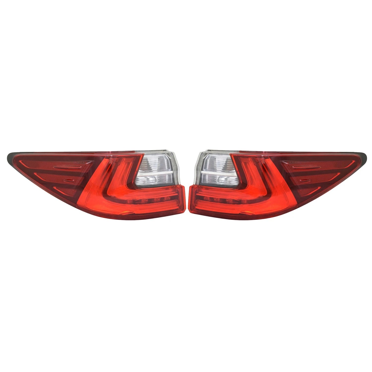 Set of 2 TYC Outer Tail Light Lamp Assemblies for ES300h ES350 (2016–2018)