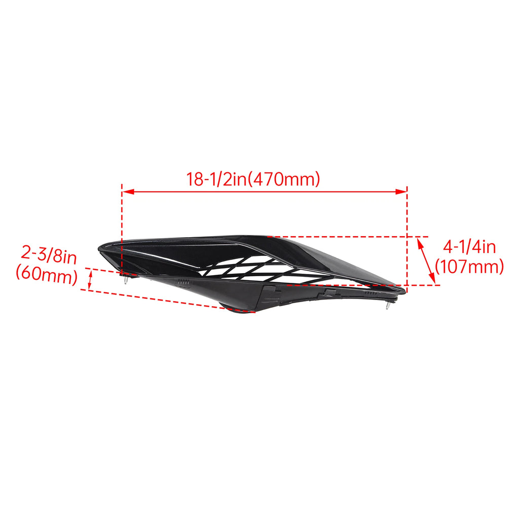 Rear Quarter Panel Scoops for Chevrolet Corvette (2014-2019) Carbon Flash