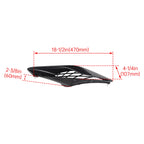 Rear Quarter Panel Scoops for Chevrolet Corvette (2014-2019) Carbon Flash