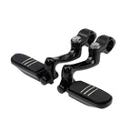 1-1/4 in Highway Engine Guard 360 Adjustable Footpegs for Harley Touring