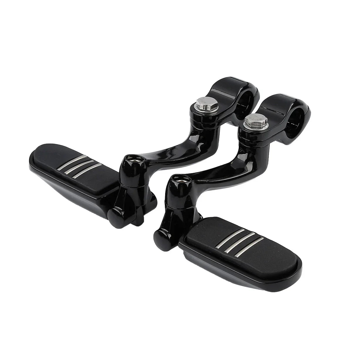 1-1/4 in Highway Engine Guard 360 Adjustable Footpegs for Harley Touring