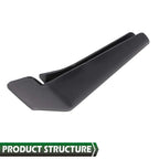 Set of 4 Rain Gutter Spout Extensions for RV Camper - Black