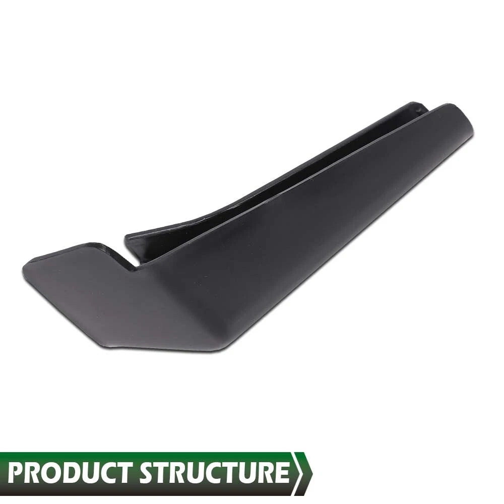 Set of 4 Rain Gutter Spout Extensions for RV Camper - Black