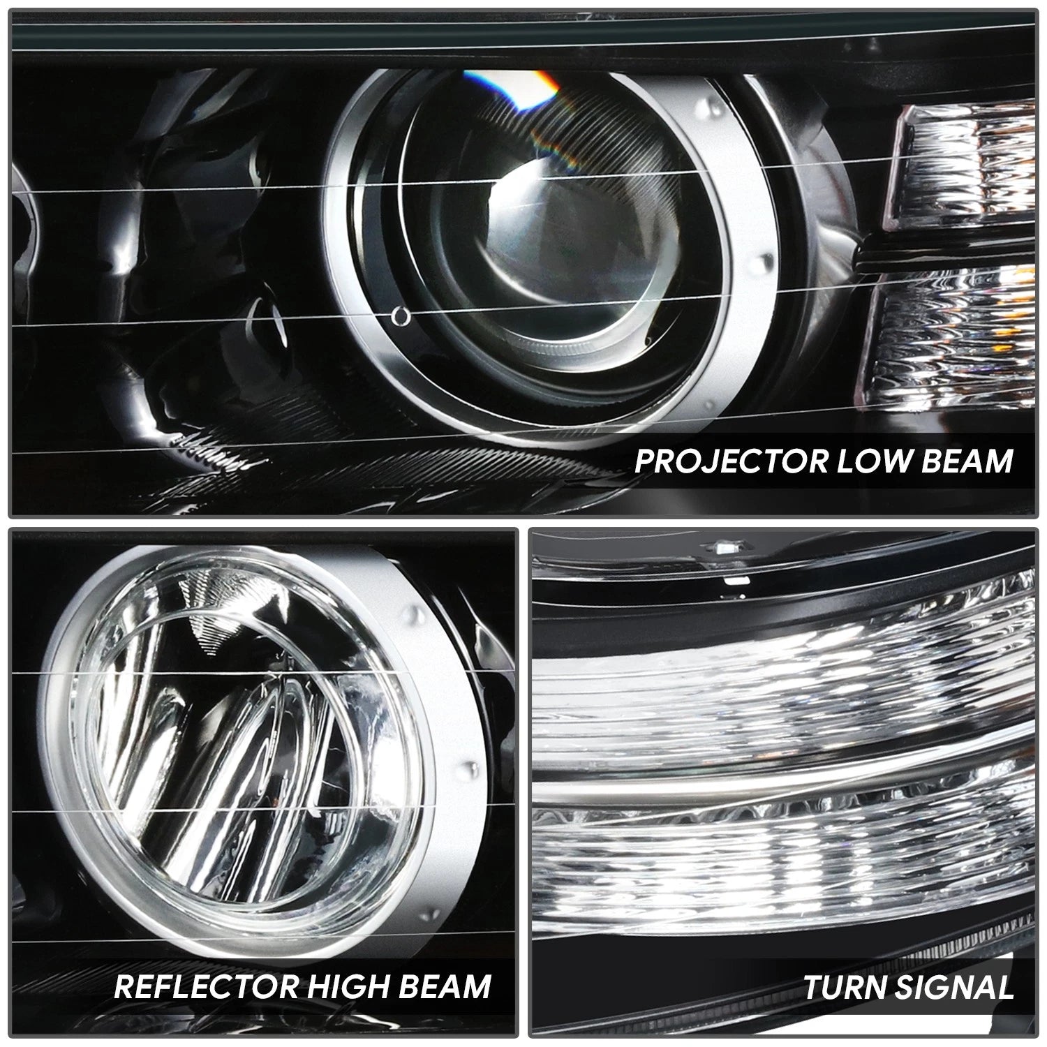 Left Side Projector HID Headlight Assembly for Acura TL Type S (2007–2008)