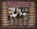 Remington Bullet Board Tin Sign 1679