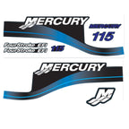 Decal Set for Mercury 115 HP Outboard Motor (881649A01)