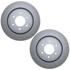 2X Front Coated 350mm Brake Rotors for Ford Expedition Navigator (1997–2002)