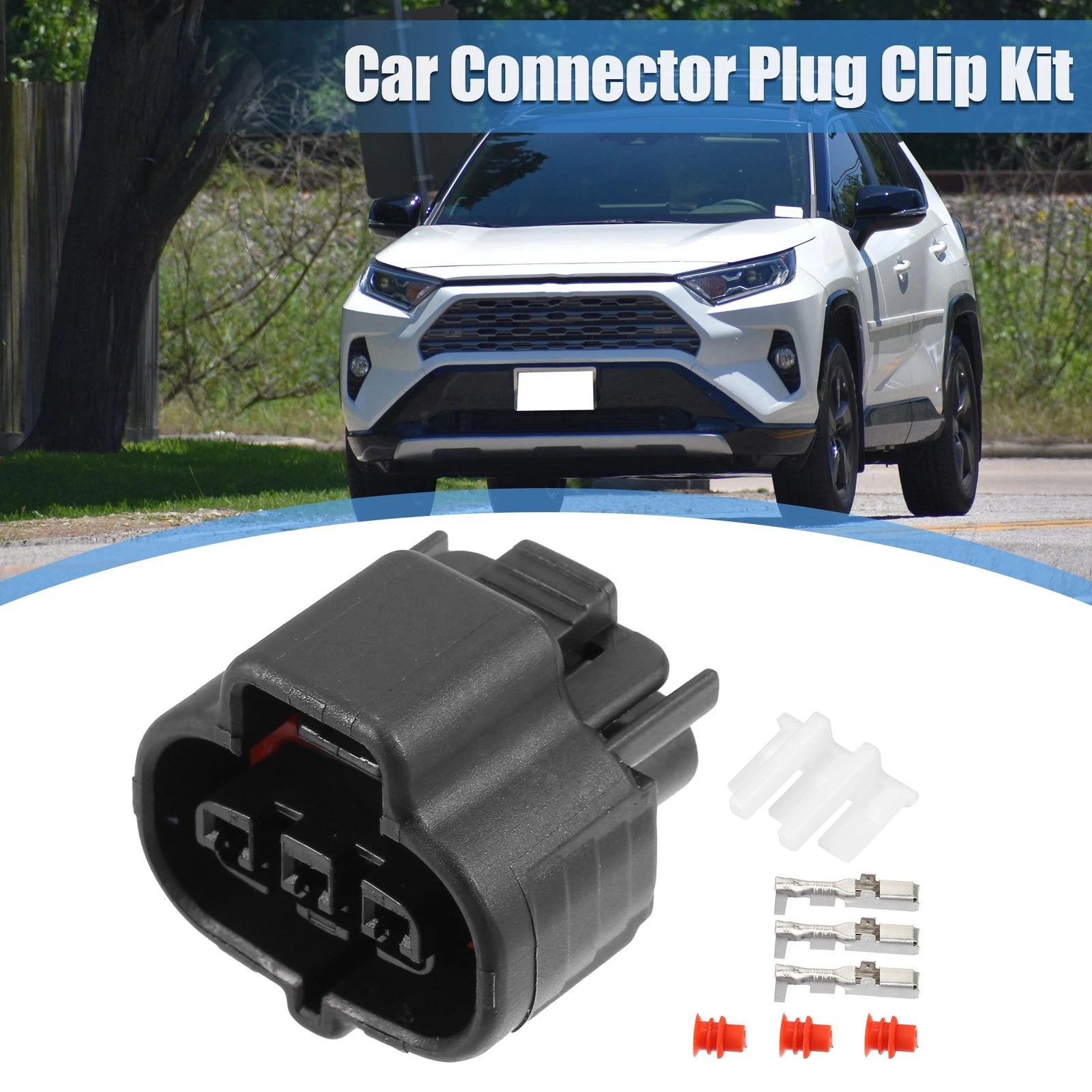 Set of 3 Pin MAP Turbo Sensor Connector Adapter for Toyota 