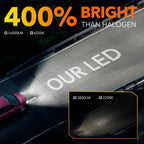 2X OXILAM 9005 LED Headlight Kit for HB3 (6500K)