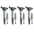 4X Ignition Coil & Iridium Spark Plug for Toyota Corolla (2009–2019) 90919-02258