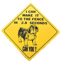 Caution Sign for Bulldog Fence (2.8 Seconds)