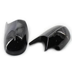 Gloss Black Side Rear Mirror Cover Caps for BMW E90 3 Series (2009-2011)