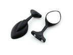 Universal Moto Mirrors for Honda Kawasaki Suzuki Yamaha Ducati (All Years) - Black