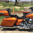 Seat Backrest Pad for Harley Electra Glide, Street Glide (2014–2023)