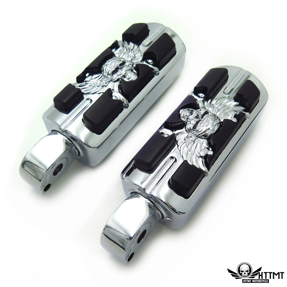 Pirate Skull Footpegs for Suzuki Boulevard C90 (2013–2015) / Marauder 800 (1997–2004)