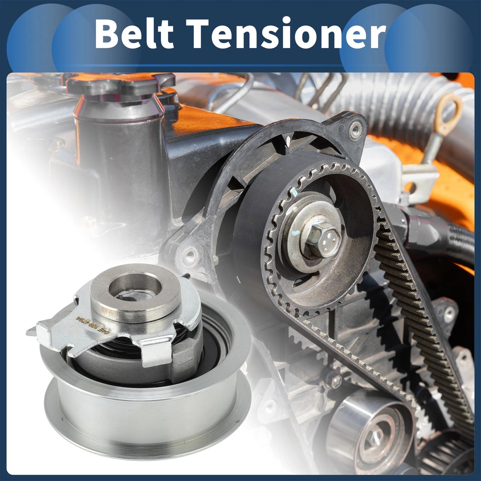 Belt Tensioner for Audi Q3 (2011–2018) No. 04E109479A Metal 1 Pc