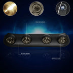 Set of 2 Off-Road Roof Mounted Fog Lights with Switch & Harness for Universal 4X4