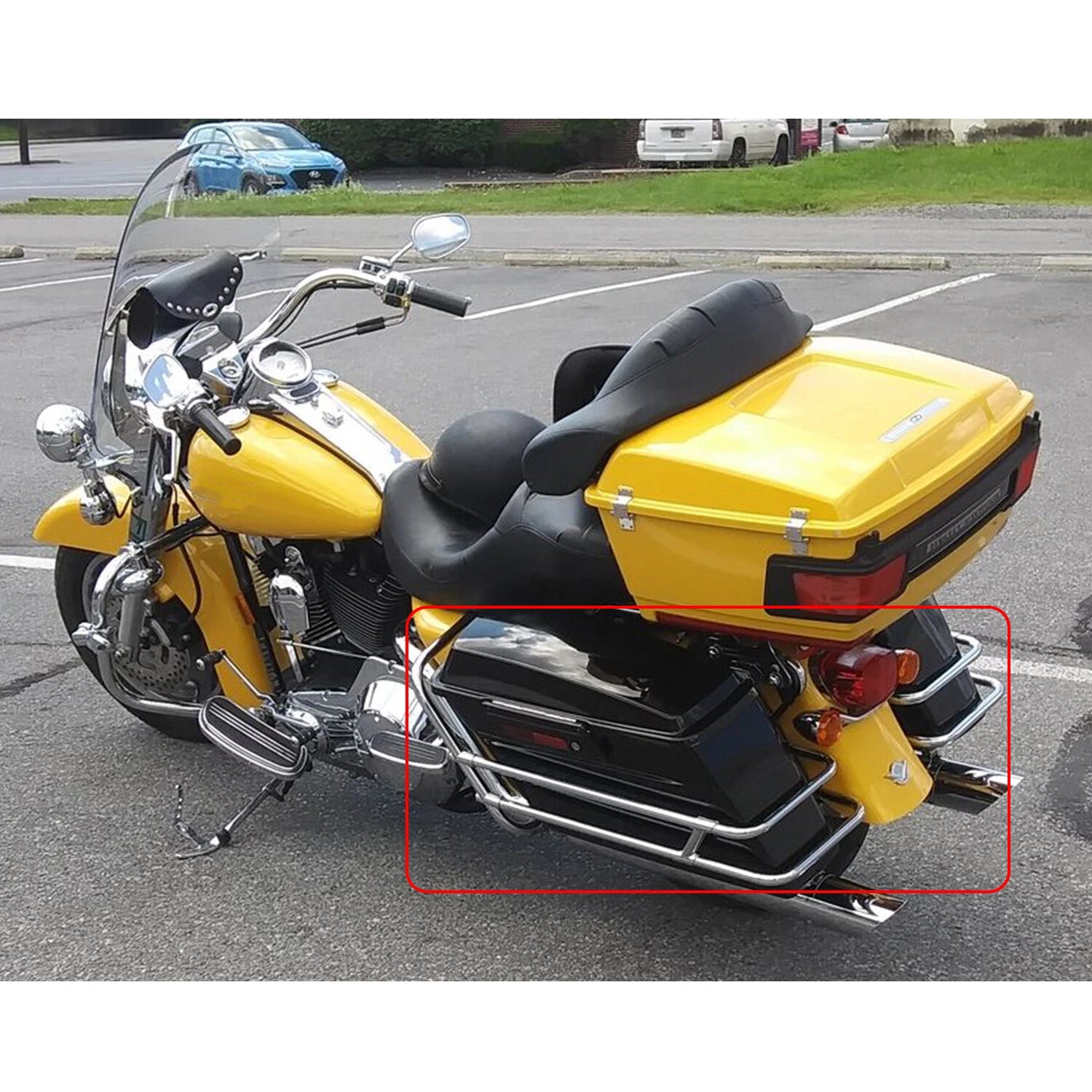 Saddlebag Guard Bracket for Harley Road King FLHR (1997–2008)