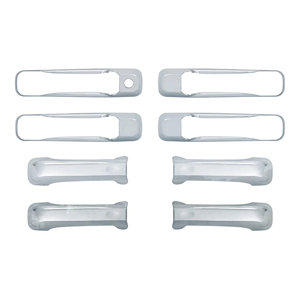 Door Handle Covers Chrome Set of 4 for Jeep Commander (2005–2010)