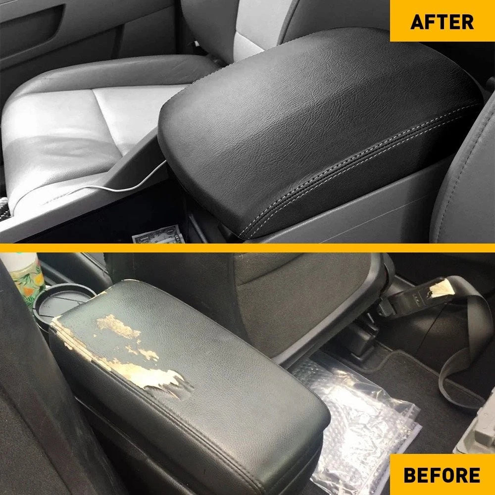 Armrest Cover for Honda Pilot (2009–2015) - Black Microfiber
