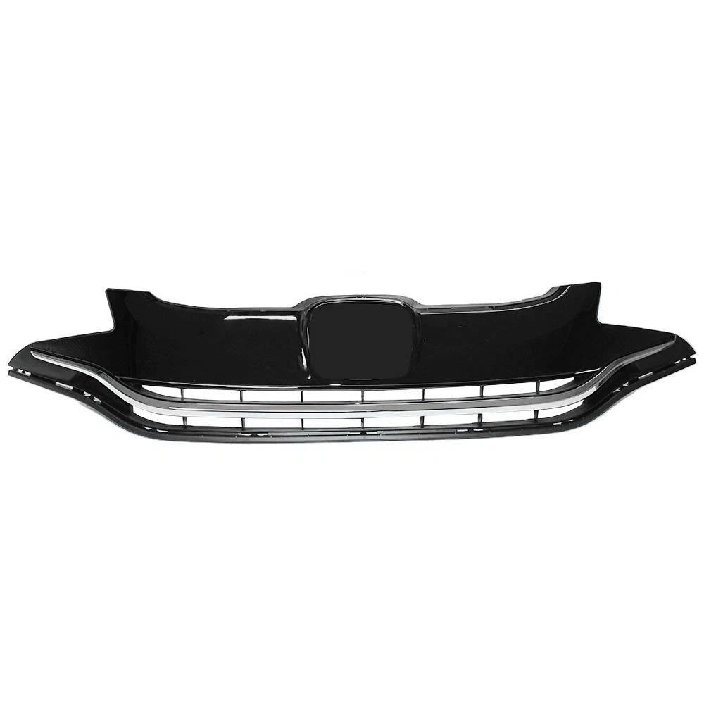Front Bumper Grill for Honda Fit (2015–2017) Chrome Black Mesh