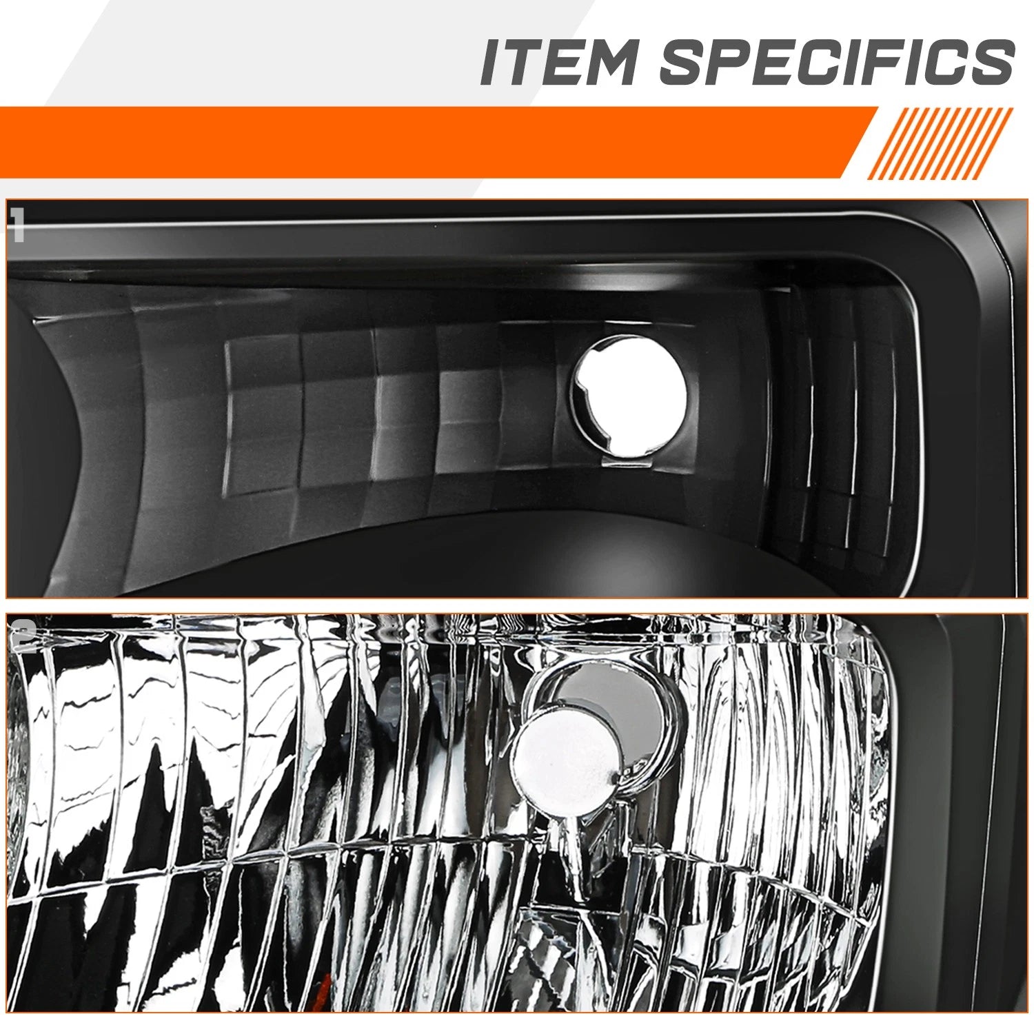 Clear Lens Front Bumper Fog Lights for Highlander (2014–2016)