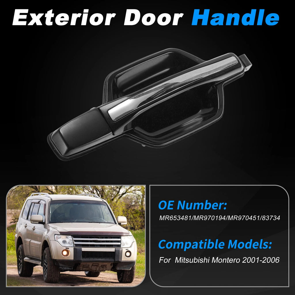 Rear Right Exterior Door Handle MR653481 for Mitsubishi Montero (2001–2006)