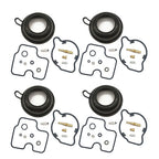4X Carburetor Plunger Diaphragm Repair Kit for Honda CBR600 F4 (1999–2000)
