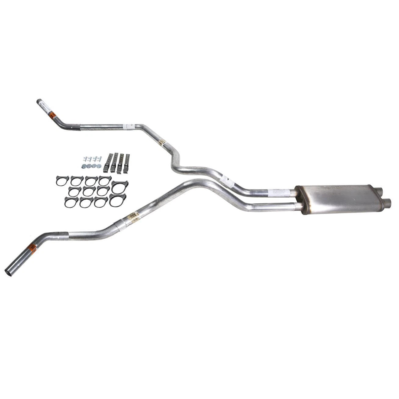 Dual Exhaust Pipe for Titan 04-05 Stainless Muffler Corner Exit