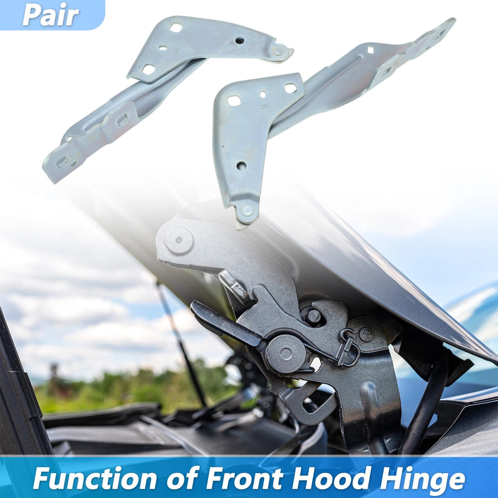 Hood Hinge Set for Ford Edge (2015–2024) No.FT4Z16796A/FT4Z16797A