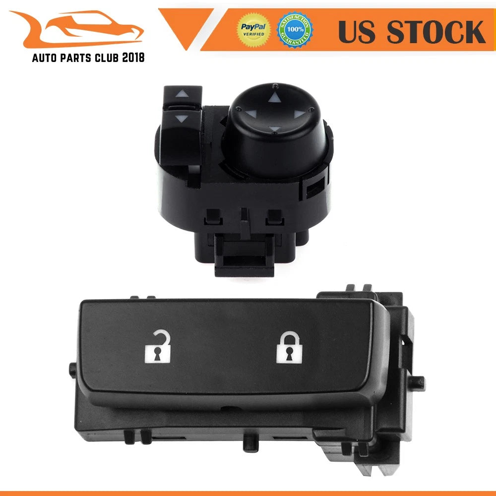 Door Lock & Mirror Switch for Chevrolet Silverado GMC Sierra (2007–2013)