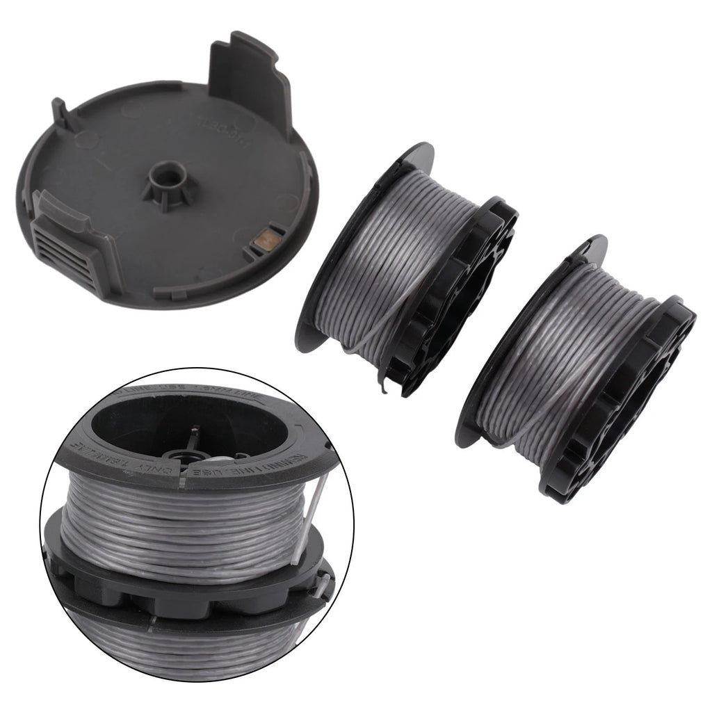 2X Spools 1X Cap for Bosch UniversalGrassCut 18 18-26 18-260 (2018–2023)