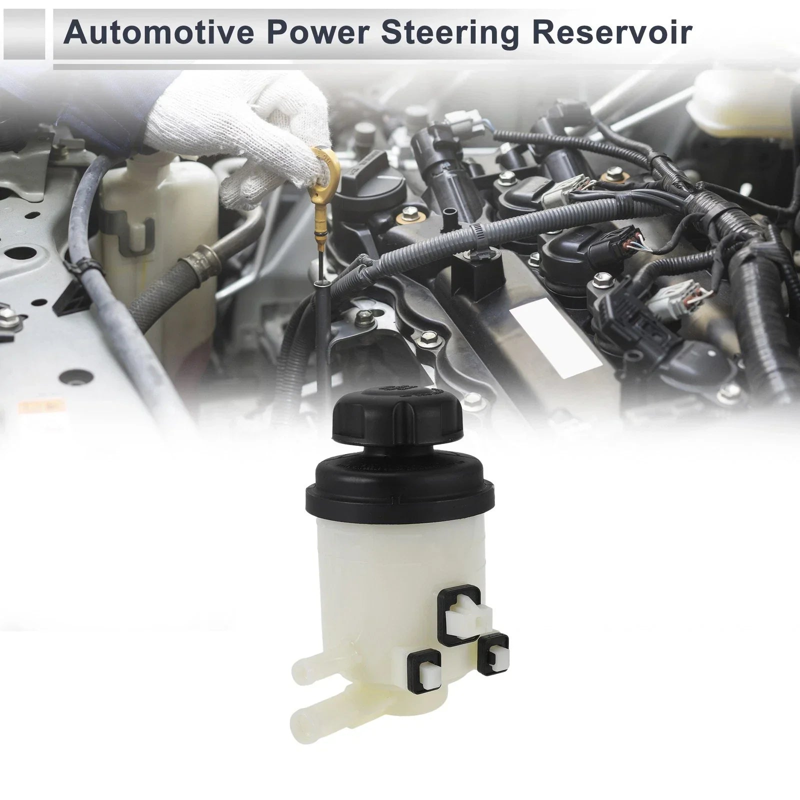Power Steering Reservoir for Hyundai Genesis Coupe 2008-2016 1 x Beige