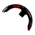 21" Front Fender for Harley Touring (1997–2013) - Starfire Black / Atomic Red