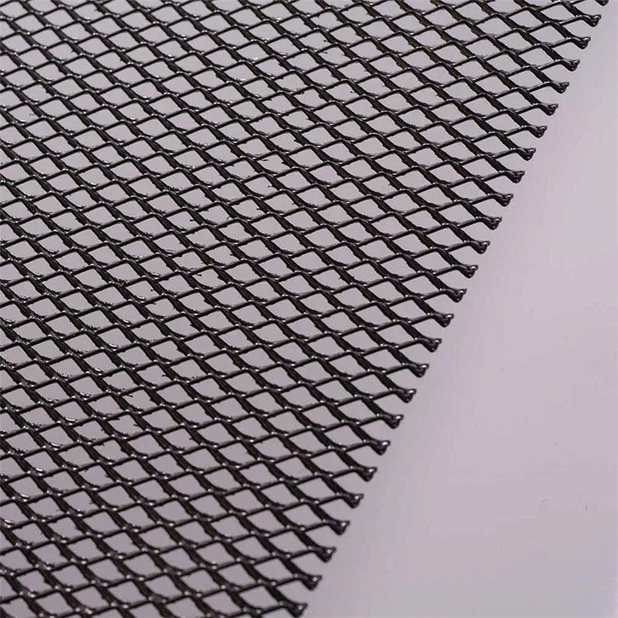 Aluminium Mesh Grill Cover for Universal Car Fender Bumper Hood Vent (X1)