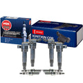 Set of 4 Ignition Coils & 4 Iridium IX Spark Plugs for Hyundai Kia 2.4