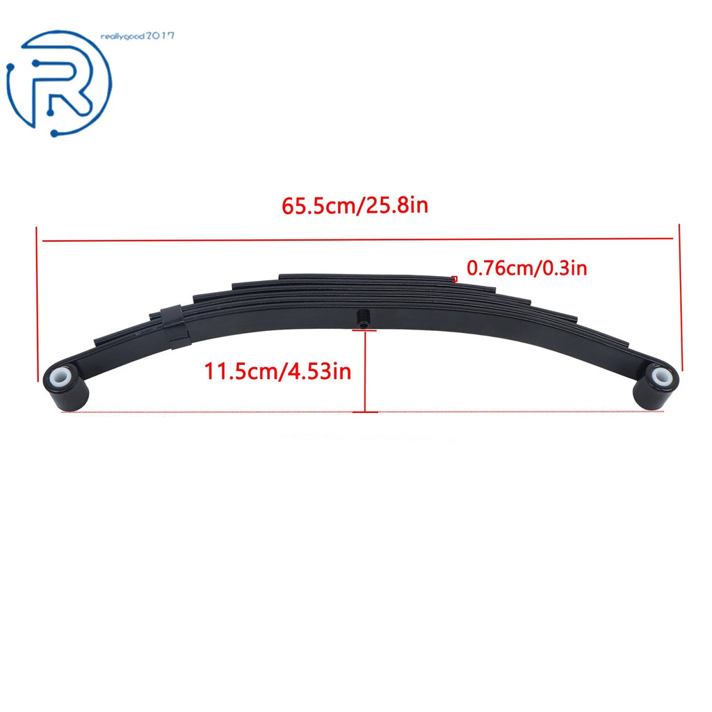 2X Single Leaf Spring for 7000 lbs Axles (3500 lbs Capacity)