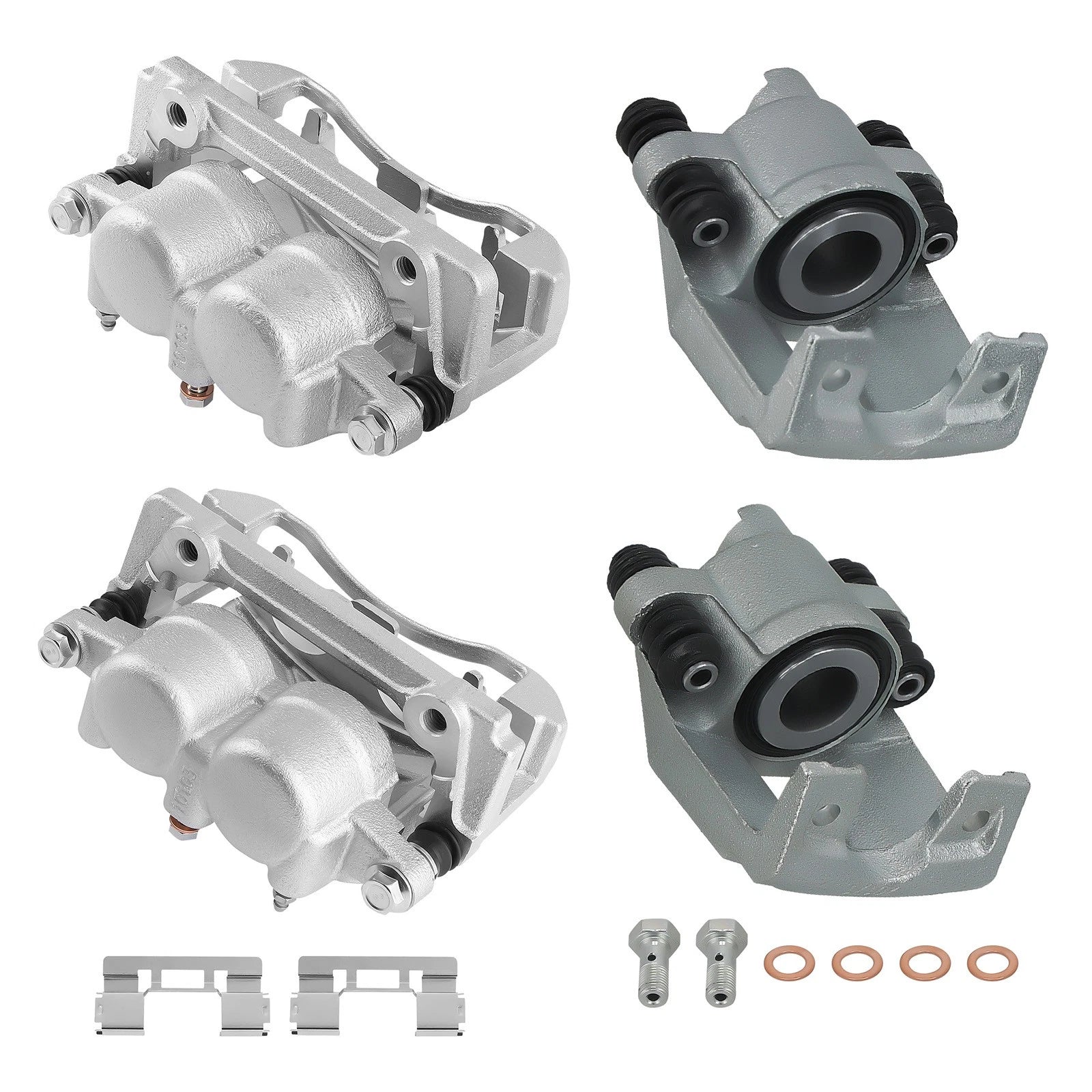 Front & Rear Brake Caliper for Ford F-150, Lincoln Mark LT (2006–2008) 184858 184859