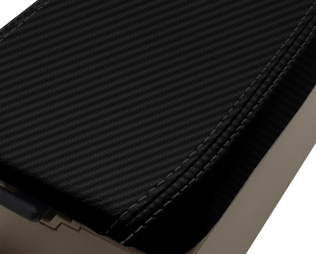 Carbon Fiber Console Lid Armrest Cover for Subaru Forester XT (2003–2008)